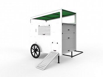 How is the mobile chicken coop project doing?