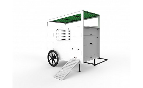 How is the mobile chicken coop project doing?